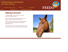 Tablet Screenshot of feed-x.se